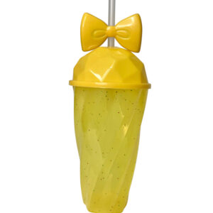 Vaso con Moño de plástico