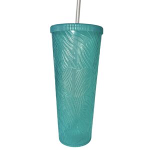 Vaso de plástico 001 con Pajilla