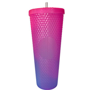 Vaso Degradado con pajilla